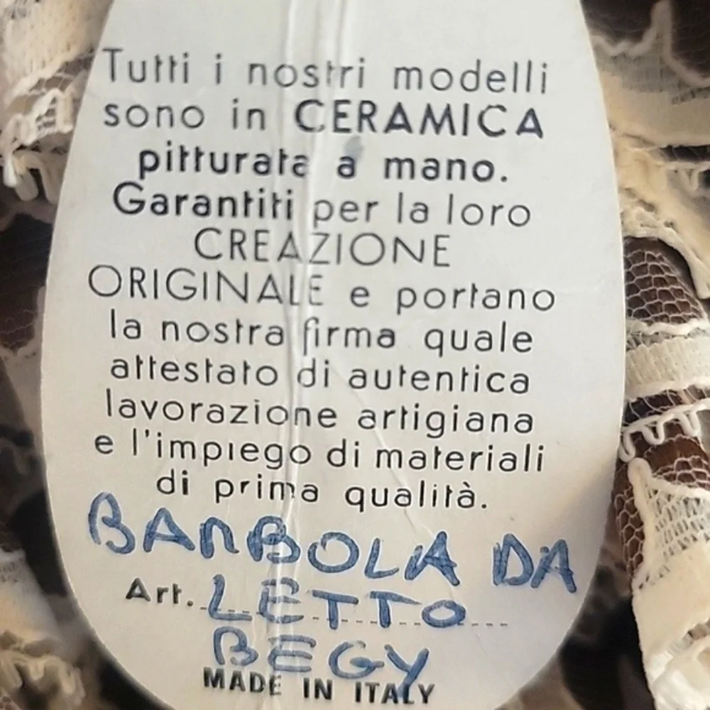 Babbola da Creazioni Esclusive Letto Begy Doll, Made in Florence, Italy